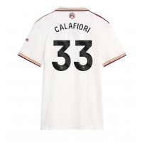 Arsenal Riccardo Calafiori #33 Tretí Ženy futbalový dres 2025-26 Krátky Rukáv